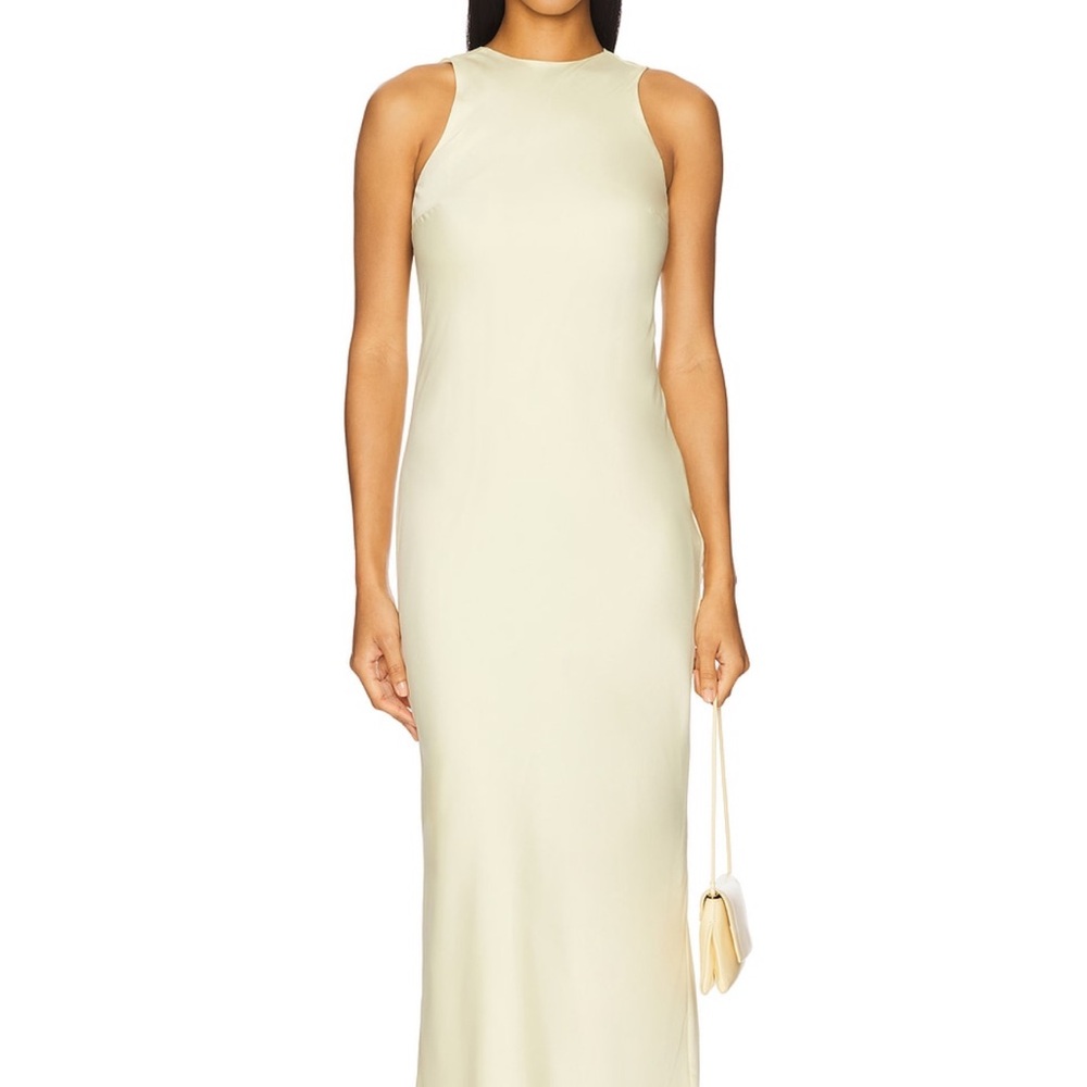 X Revolve Liora Maxi Dress in Butter Yellow - SNDYS